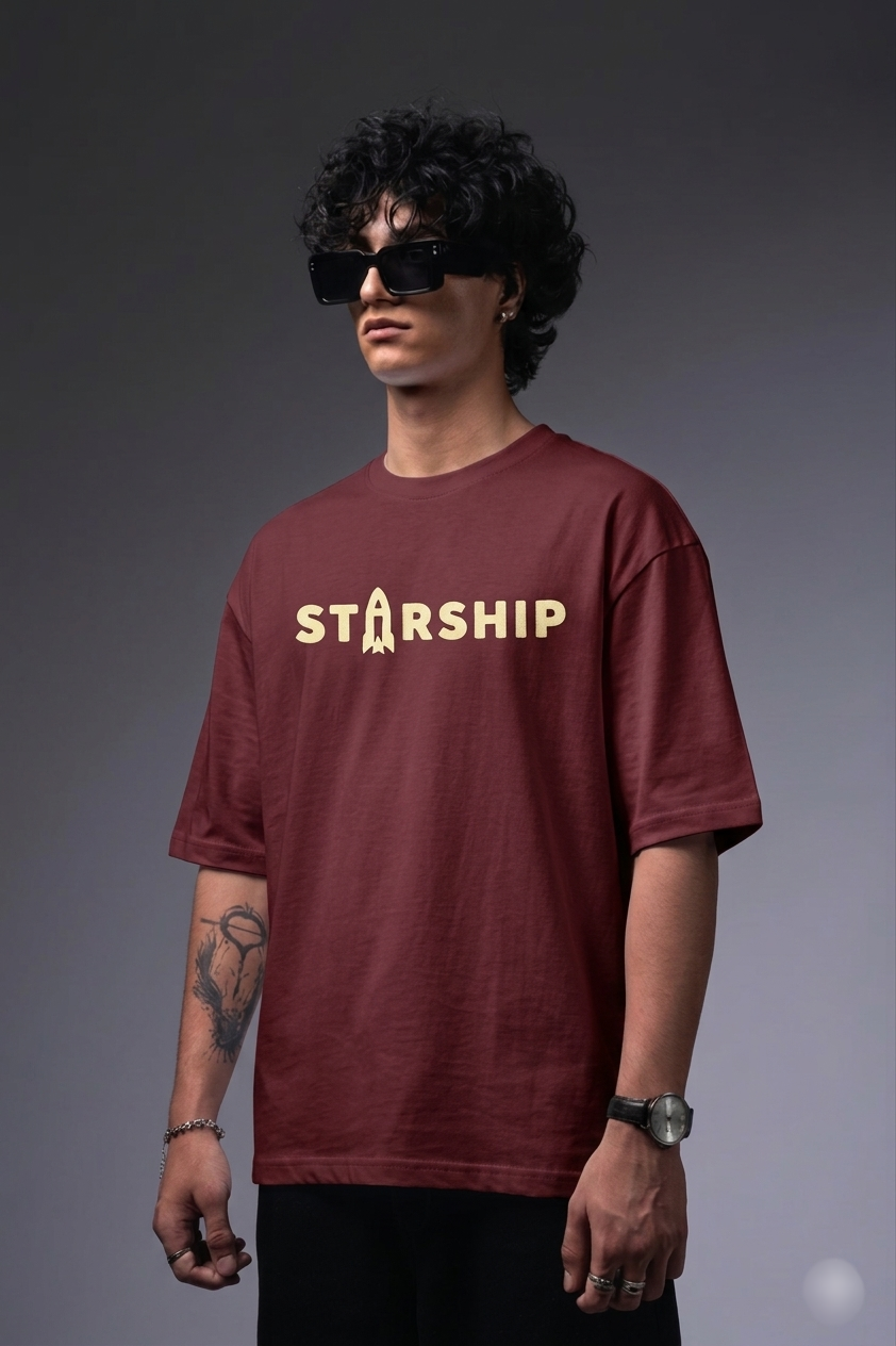 STARSHIP : Dropshoulder Tee